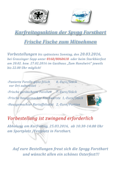 Info`s - Spvgg Forsthart - spvgg