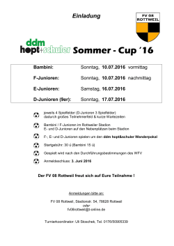 Sommer - Cup a16 - FV 08 Rottweil
