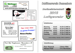 Dorfmeisterschaft 2016 - Sch&uuml;tzenverein Nonnenhorn