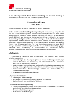 B&uuml;roangestellte/r in der Personalentwicklung (961/1)