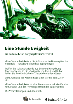 Eine Stunde Ewigkeit