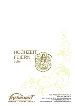 Hochzeitsmappe 2016 - Hochzeit in der N&auml;he von Graz