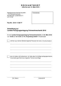 LFGT Feinwerkmechanik 22.03.2016 in Norderstedt