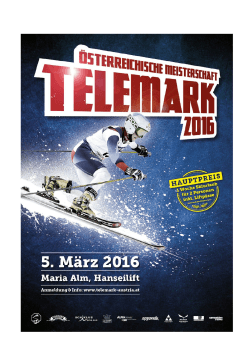 Ausschreibung Österreichische Meisterschaft Telemark