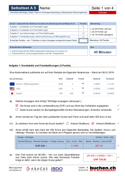 Selbsttest A 5 mit Loesungen