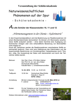 Informationen - Anne Augustum Gymnasium
