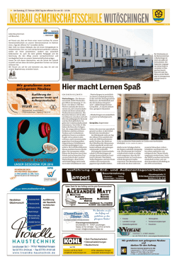Hier macht Lernen Spa&szlig;