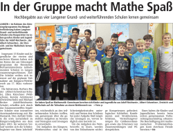 In der Gruppe macht Mathe Spa&szlig;