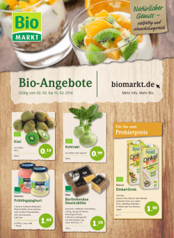 Handzettel-Angebot g&uuml;ltig ab Mittwoch, 02.03.2016