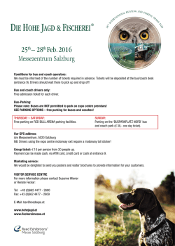 25th – 28th Feb. 2016 Messezentrum Salzburg