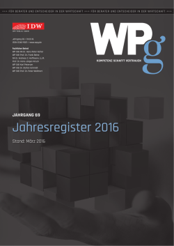 Jahresregister 2016