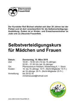 Information - Elternverein Frauenfeld