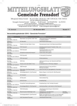 Veranstaltungen