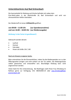Info-Blatt - Rathaus Bad Gr&ouml;nenbach