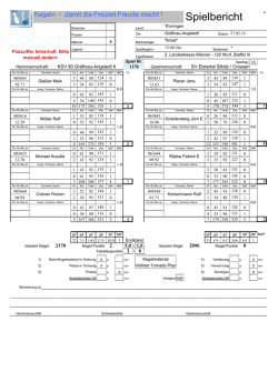 Männer II spielen stark auf - KSV 90 Gräfinau