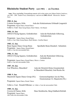 Rheinische Student Party (seit 1983)