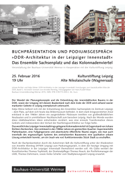 DDR-Architektur in der Leipziger Innenstadt