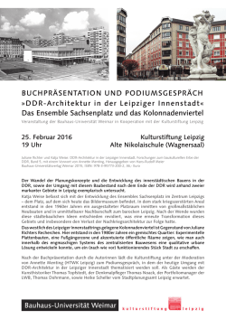 DDR-Architektur in der Leipziger Innenstadt