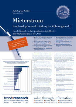Mieterstrom - trend:research