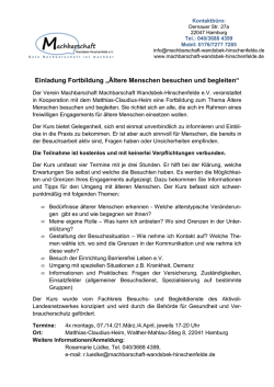 Infos - Machbarschaft Wandsbek