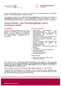 Honorarkonsulat von Finnland - Universitätsmedizin Rostock