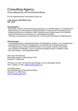 Details - Consulting Agency