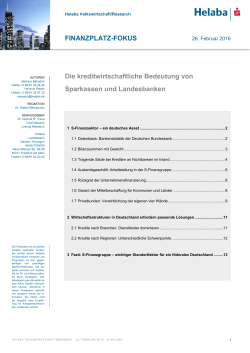 Finanzplatz-Fokus