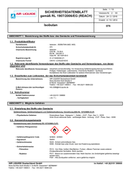Isobutan - Air Liquide