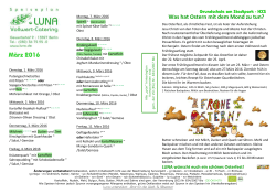 März 2016 - Grundschule am Stadtpark Steglitz