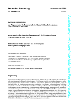 18/7695  - Datenbanken des deutschen Bundestags