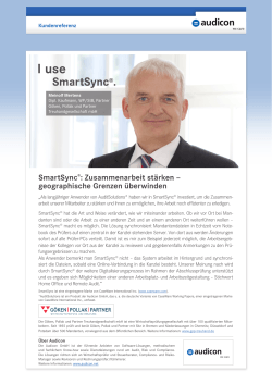SmartSync - Audicon GmbH