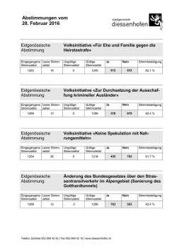 Eidgen&ouml;ssische Vorlagen