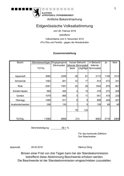 Eidgen&ouml;ssische Volksabstimmung