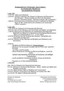 ins Weinparadies Rheinhessen mit musikalischer Weinprobe
