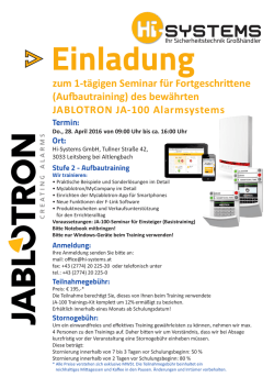JA-100 Aufbautraining 2016-04 [] - Hi