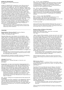 April programme as PDF - Künstlerhaus Mousonturm