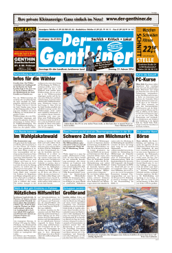genthin - Der BurgSpiegel / Der Genthiner