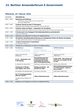Agenda AWF - INFORA Management Consulting GmbH & Co. KG