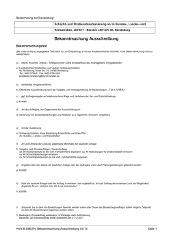 und Straßenablaufsanierung Bundes-, Landes - Schleswig