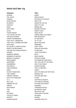 RADIO SAL&Uuml; 90er Tag