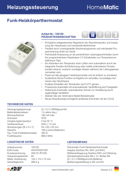 Heizungssteuerung - eQ-3