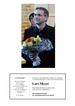 Lars Meyer - Jungmannschule Eckernförde