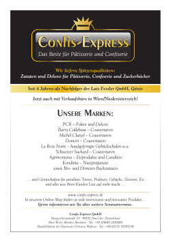 die offizielle Einladung von Confis-Express