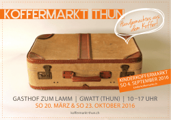 - Koffermarkt Thun