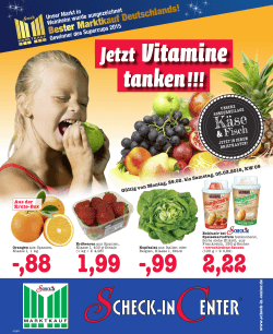 Jetzt Vitamine