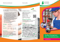 Facility Management - SBB Kompetenz gGmbH