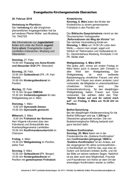 hier - Evangelische Kirchengemeinde Oberaichen