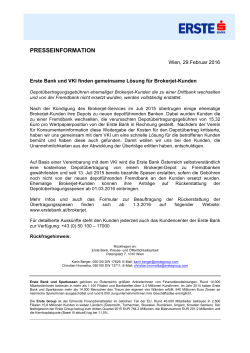 presseinformation - boerse