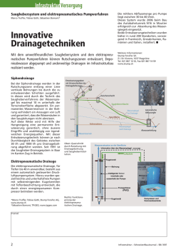 Innovative Drainagetechniken