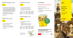 Flyer PDF-Download Dresden Welcome Cards Rabattpartner auf